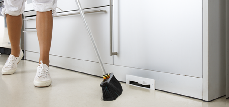 Homecare Systems- kickboard vacuum inlet